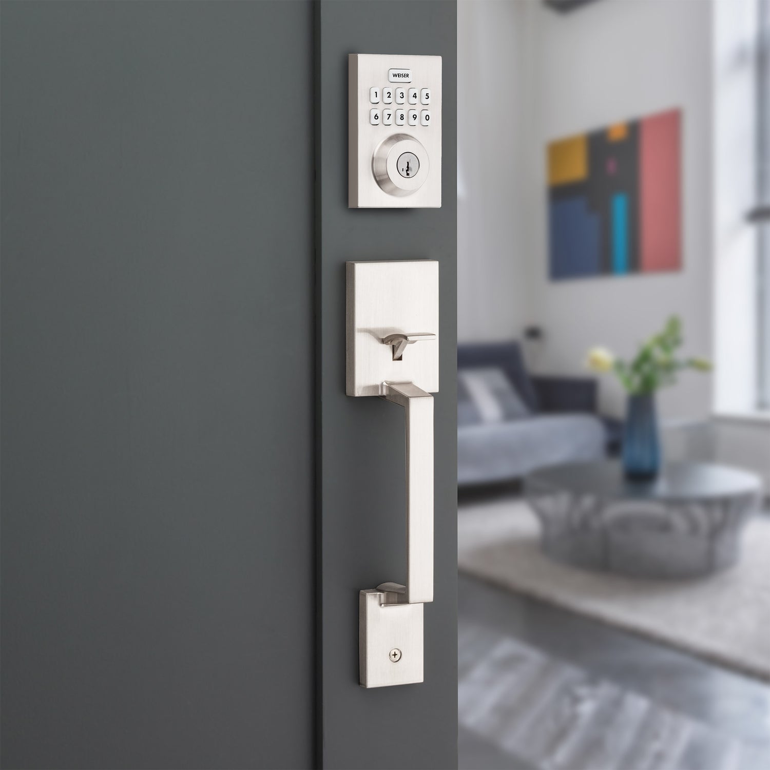 Weiser Electronic Door Lock and Handle Set