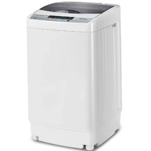 Costway Portable Compact Washing Machine 1.34 Cu.ft Spin Washer Drain Pump 8 Water Level