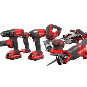 Craftsman 8-Tool Power Tool Combo Kit with Soft Case (2-Batteries Included and Charger Included)