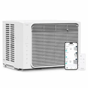 Windmill 5,000 BTU Window Air Conditioner - Lite Series - Quiet & Smart, Cools up to 150 Sq. Ft. - App/Wi-Fi, Remote Control, Voice