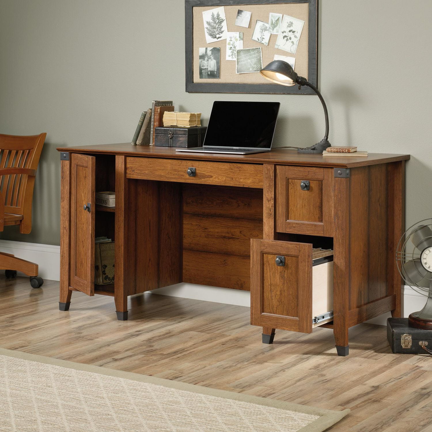 Sauder Carson Forge Computer Desk