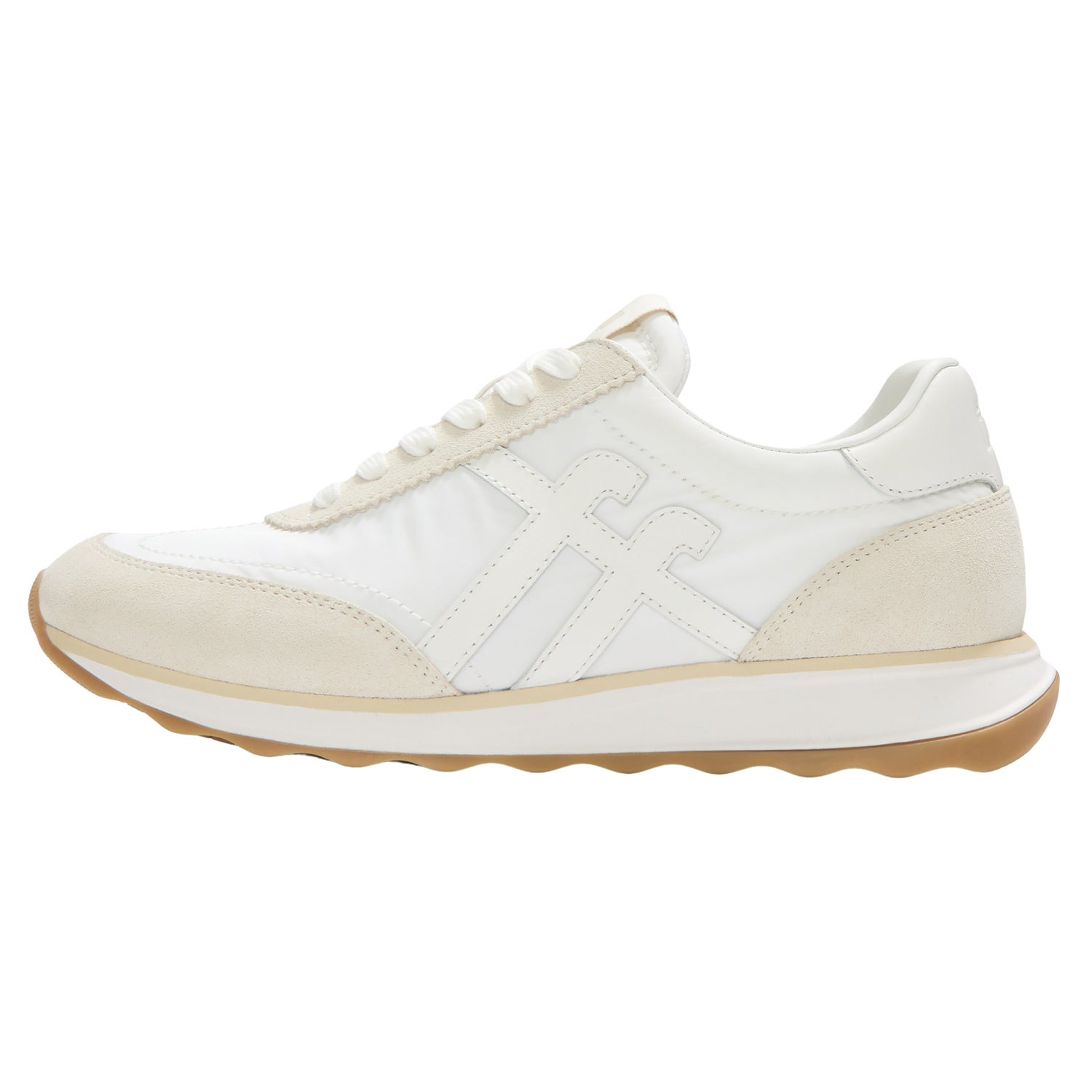 FitFlop Women’s Retro-Q FF Fabric and Suede Sneakers