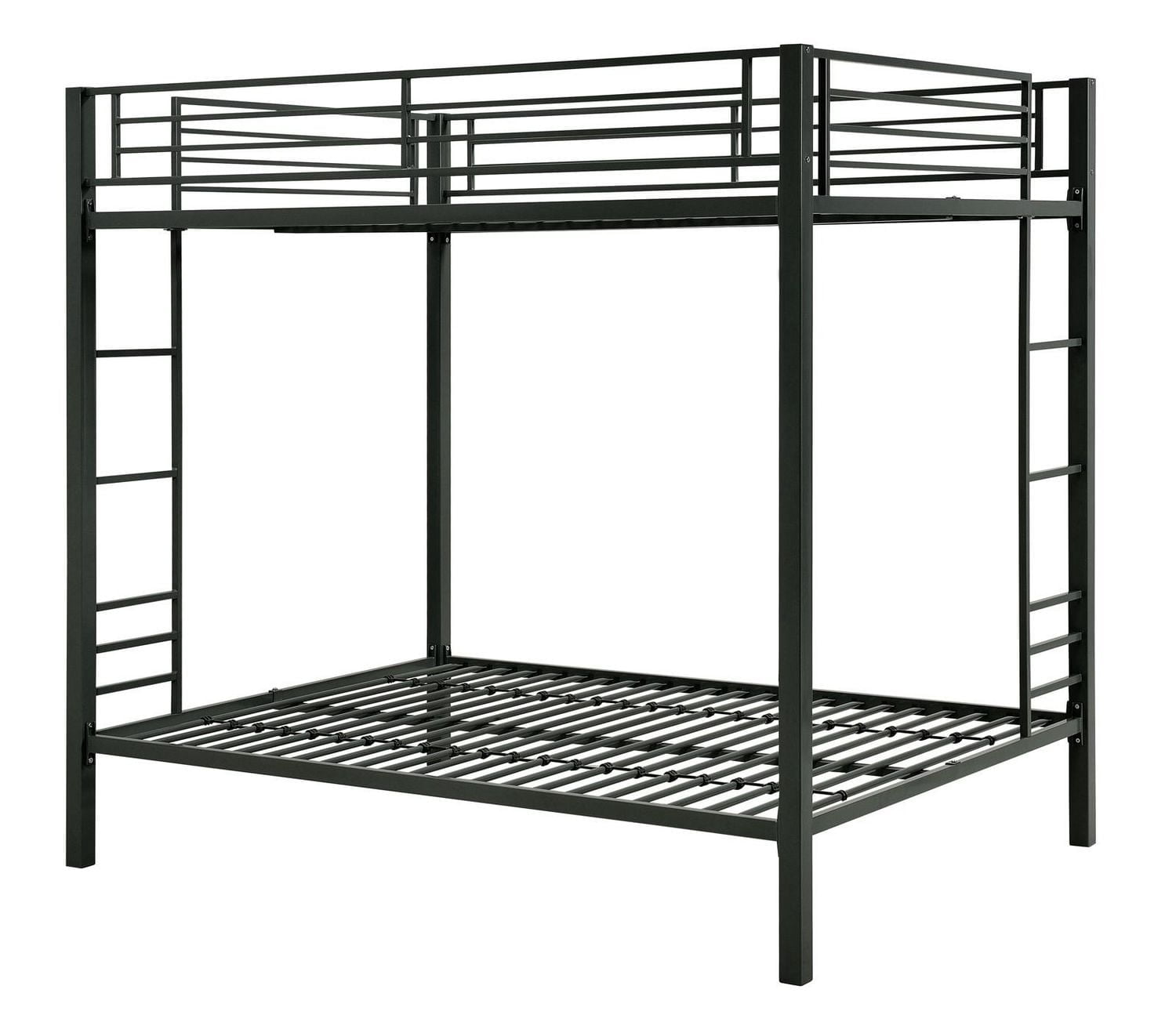 DHP Full over Full Metal Bunk Bed, Black