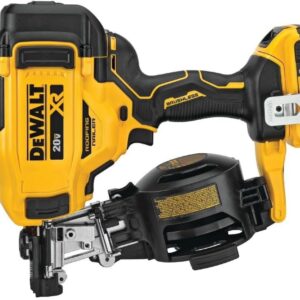 Dewalt 20V Max 15 Cordless Coil Roofing Nailer Kit