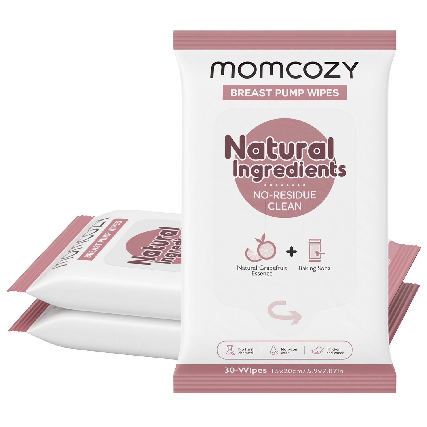 Momcozy Smart Breast Pump + Milk Storage Bags + Breast Pump Wipes
