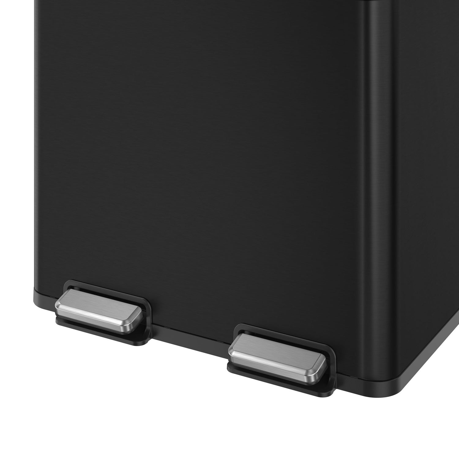 EKO 42L+42L Dual Compartment Stainless Steel Step Can