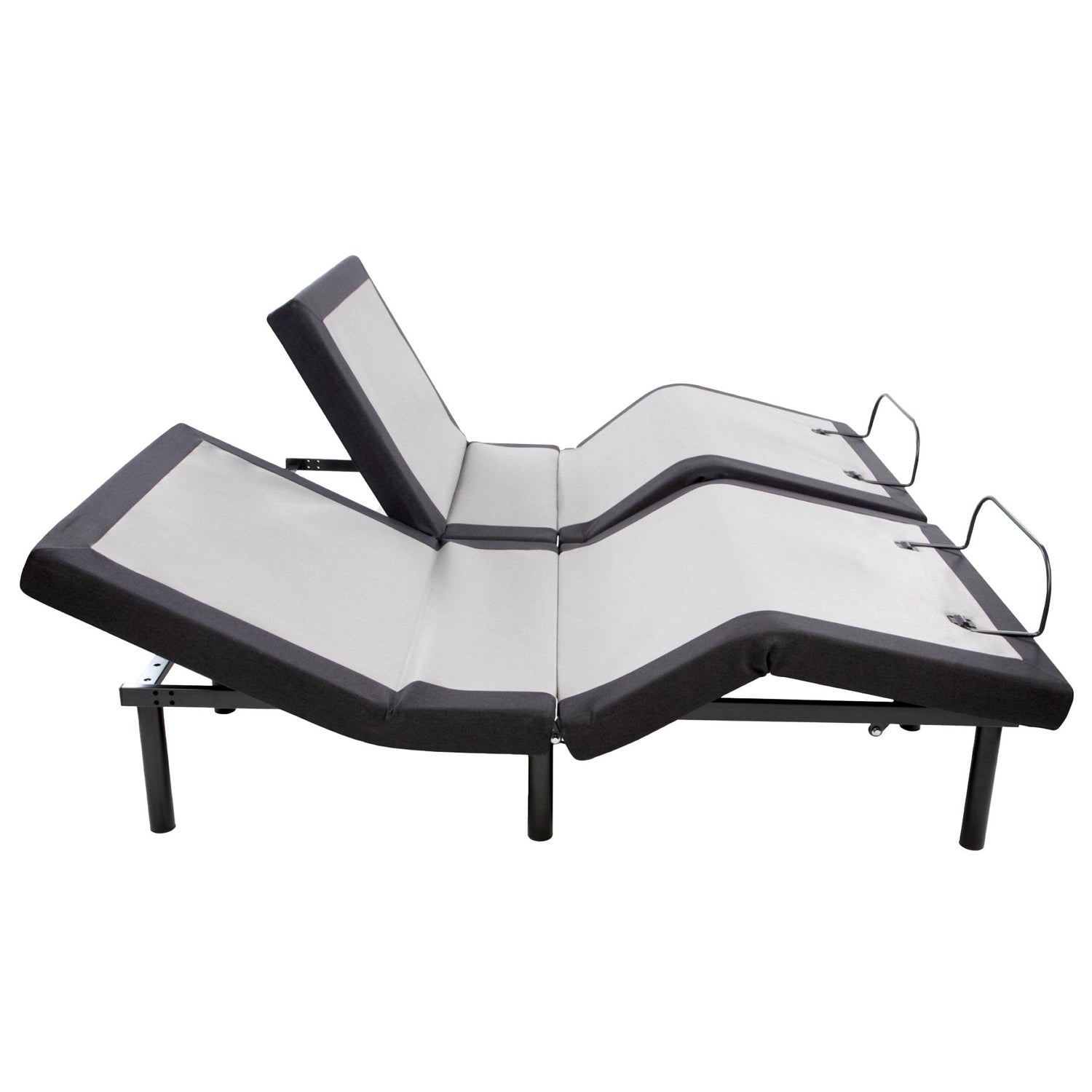 GhostBed Dual Harmony 35.6 cm (14 in.) Hybrid Mattress with Adjustable Bed Base