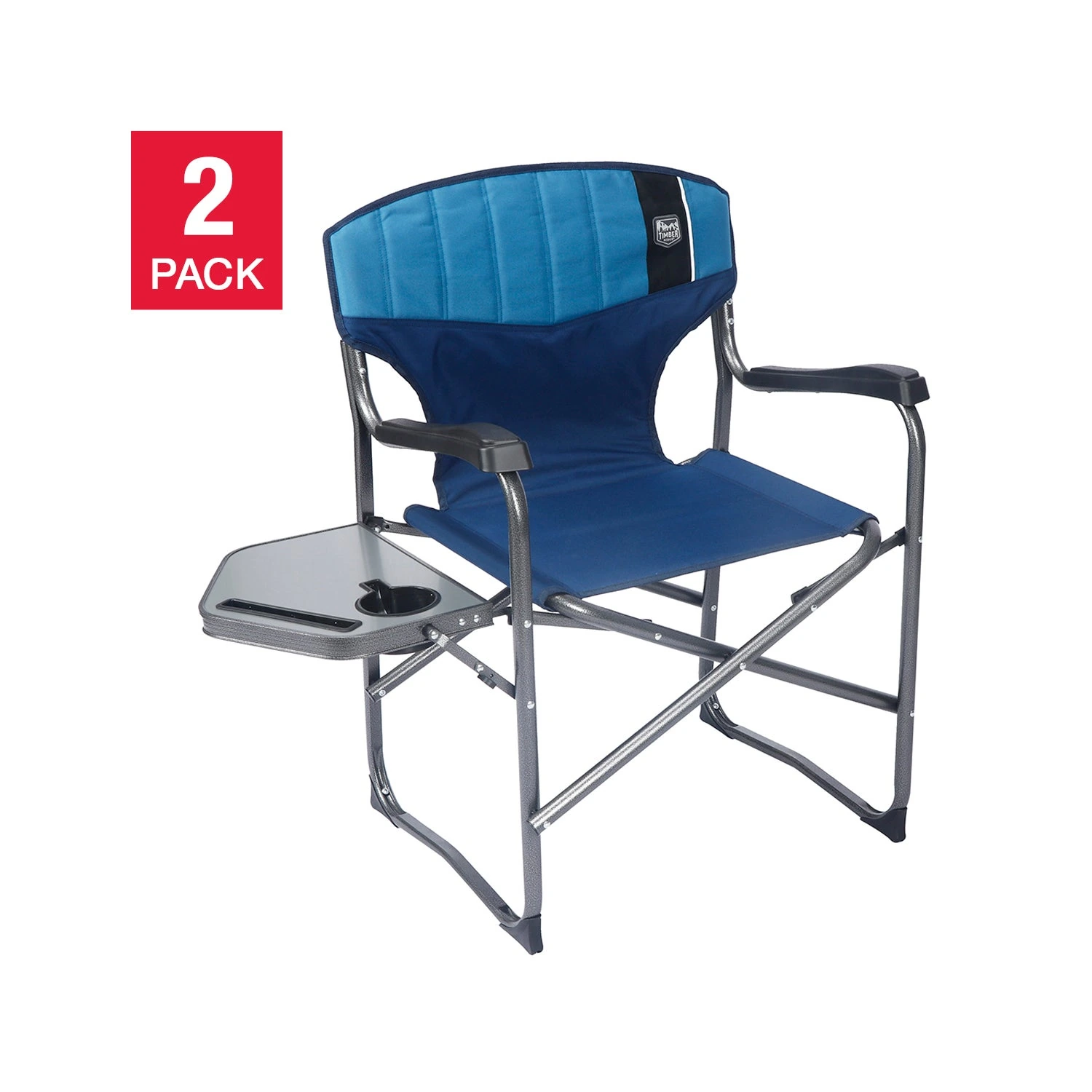Timber Ridge D Frame Director's Camping Chair, 2-pack