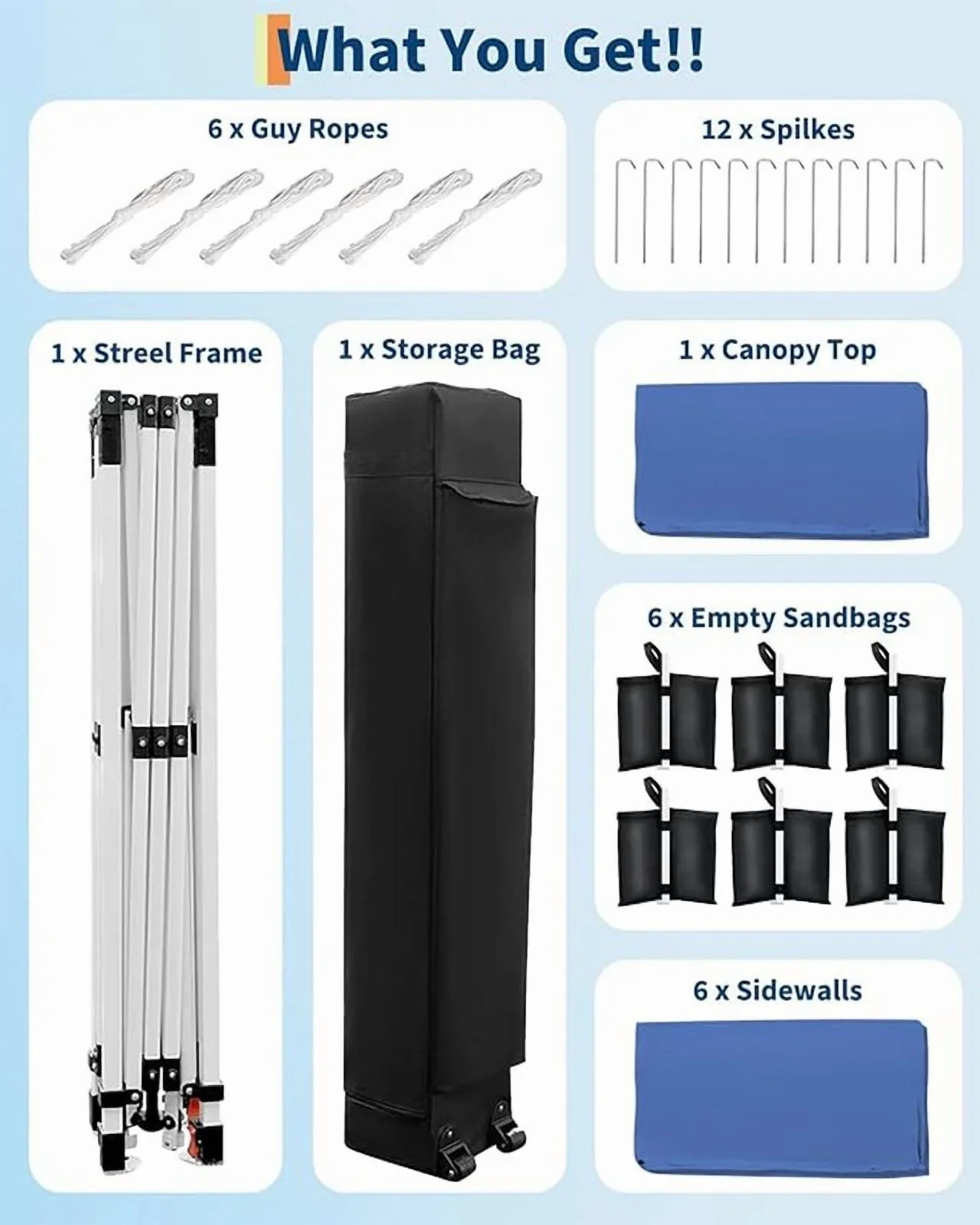 10x20 Pop Up Canopy Tent with 4 Sidewalls, Heavy Duty Outdoor Canopy UPF 50+ All Season Waterproof Commercial Street Vendors Party Tents with Roller Bag, 8 Stakes & 6 Sandbags,Khaki
