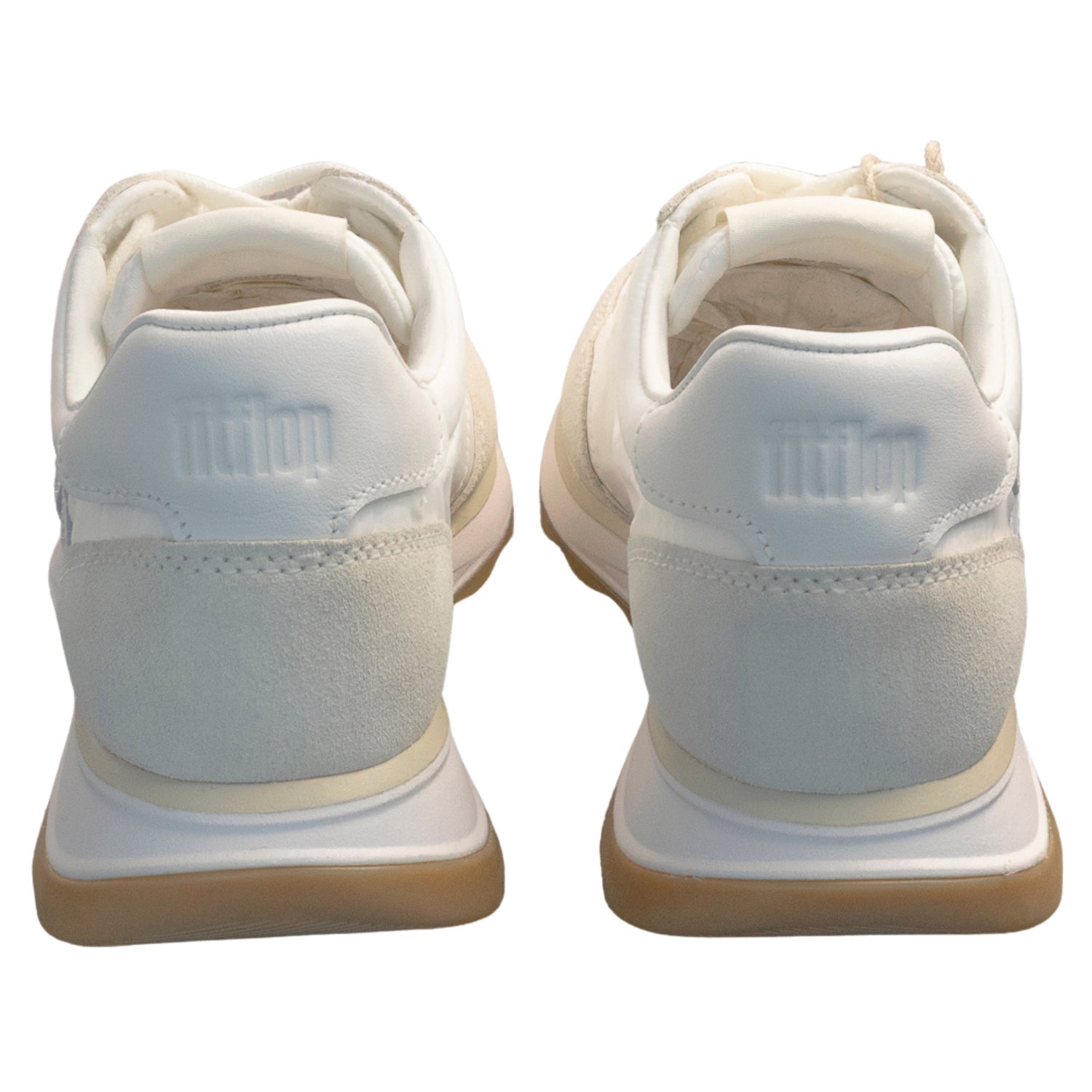 FitFlop Women’s Retro-Q FF Fabric and Suede Sneakers