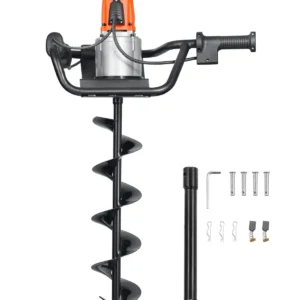 VEVOR Electric Post Hole Digger 1500W Powerful Motor with 5.71 in Auger Bit