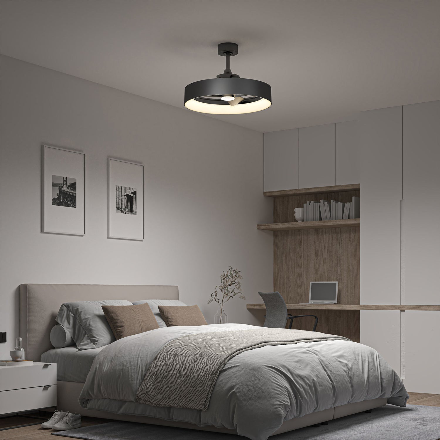 Artika Austin 23 in. Ceiling Fan with Light