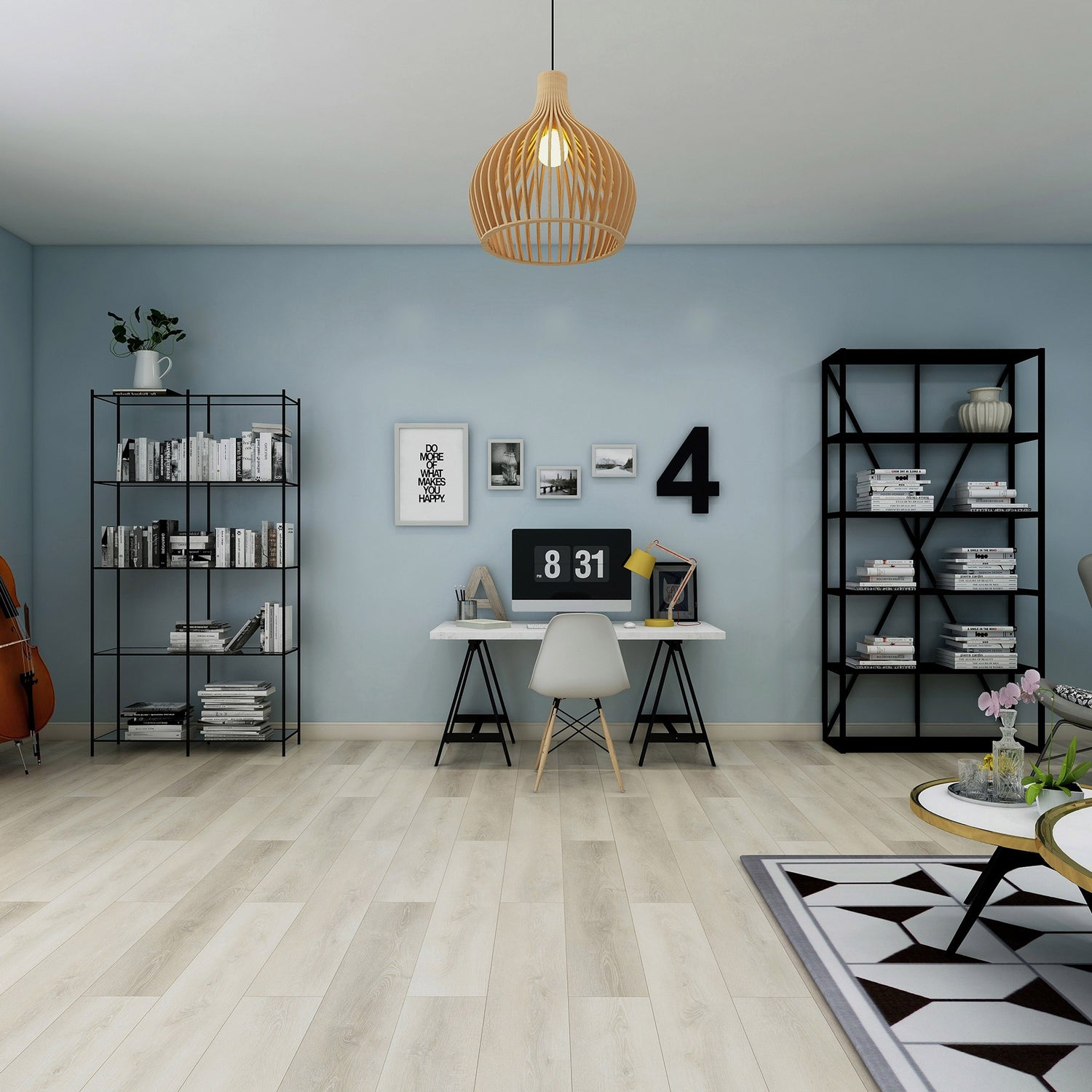 Kairos Rouge Park 22.86 cm (9.0 in.) WPC Vinyl Flooring.