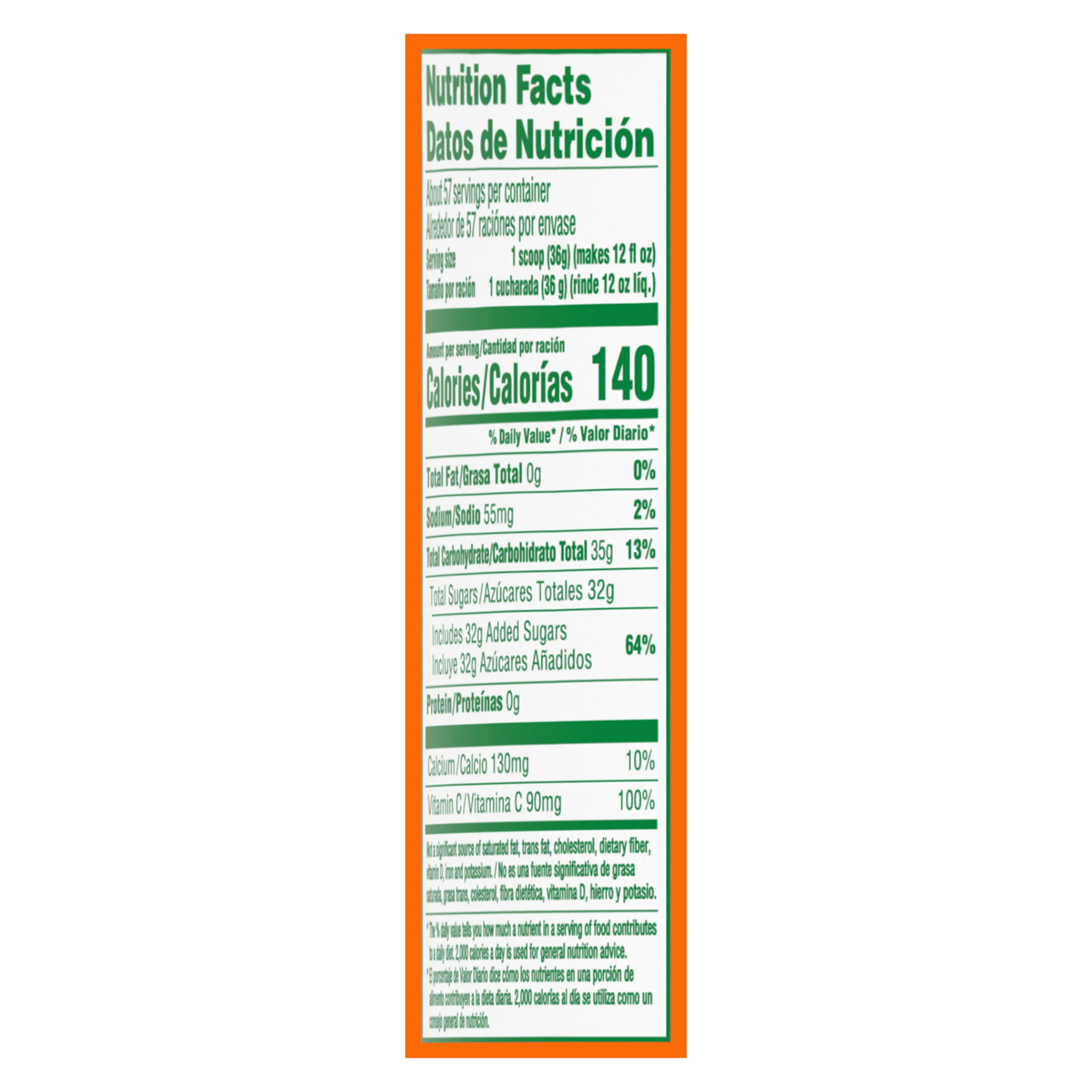 Tang, Drink Mix, Orange, 72 oz
