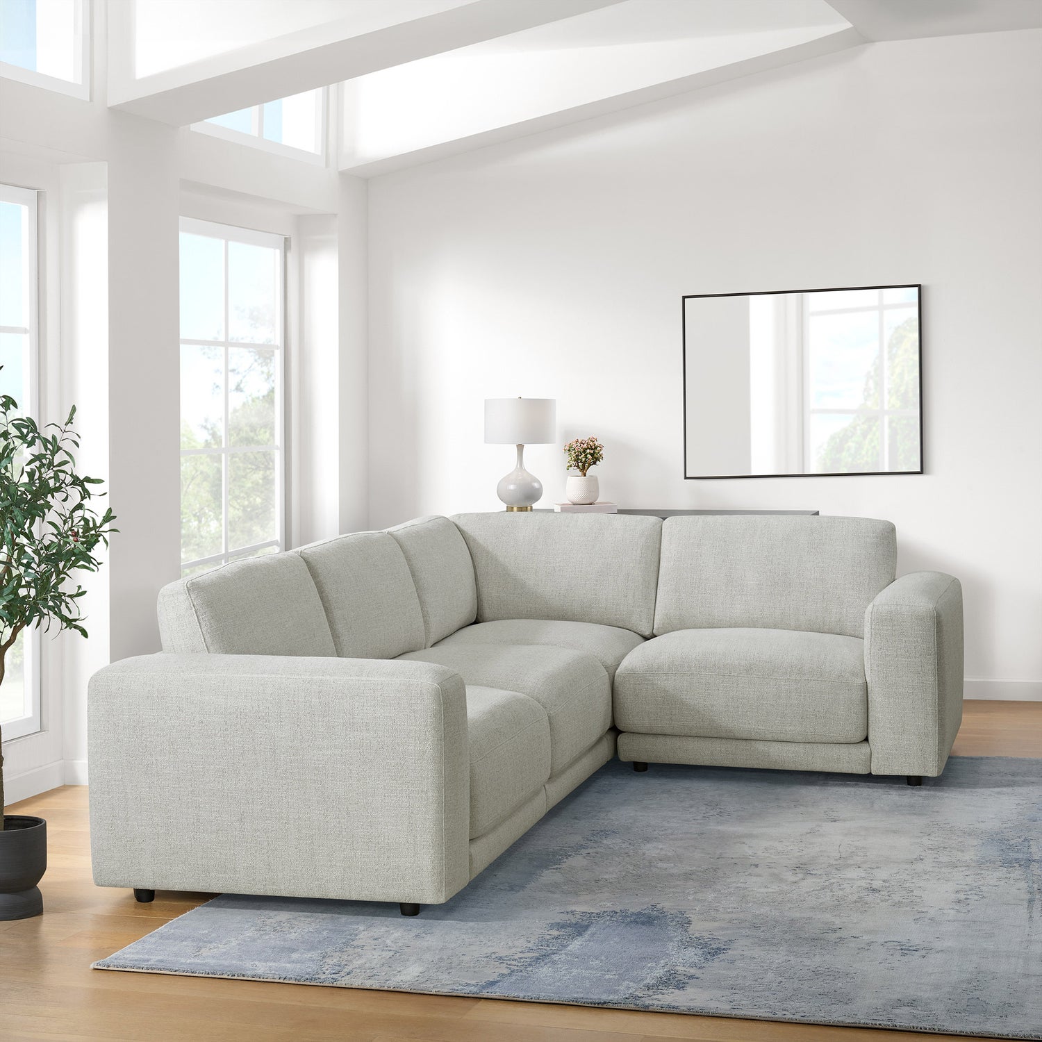 Kegan – 4-piece Modular Fabric Sectional