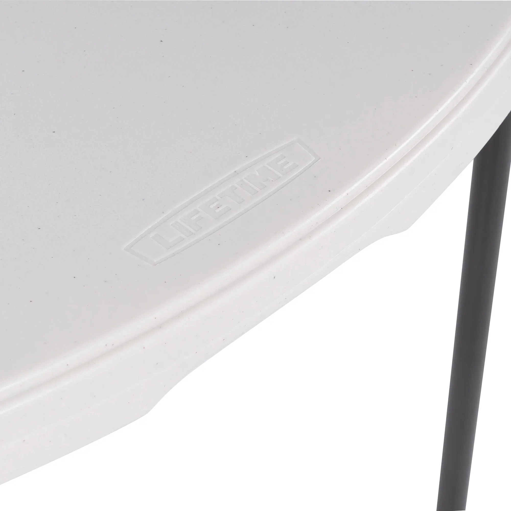 Lifetime 48 inch Round Folding Table, Indoor/Outdoor, Light Commercial Grade, Almond (80874)