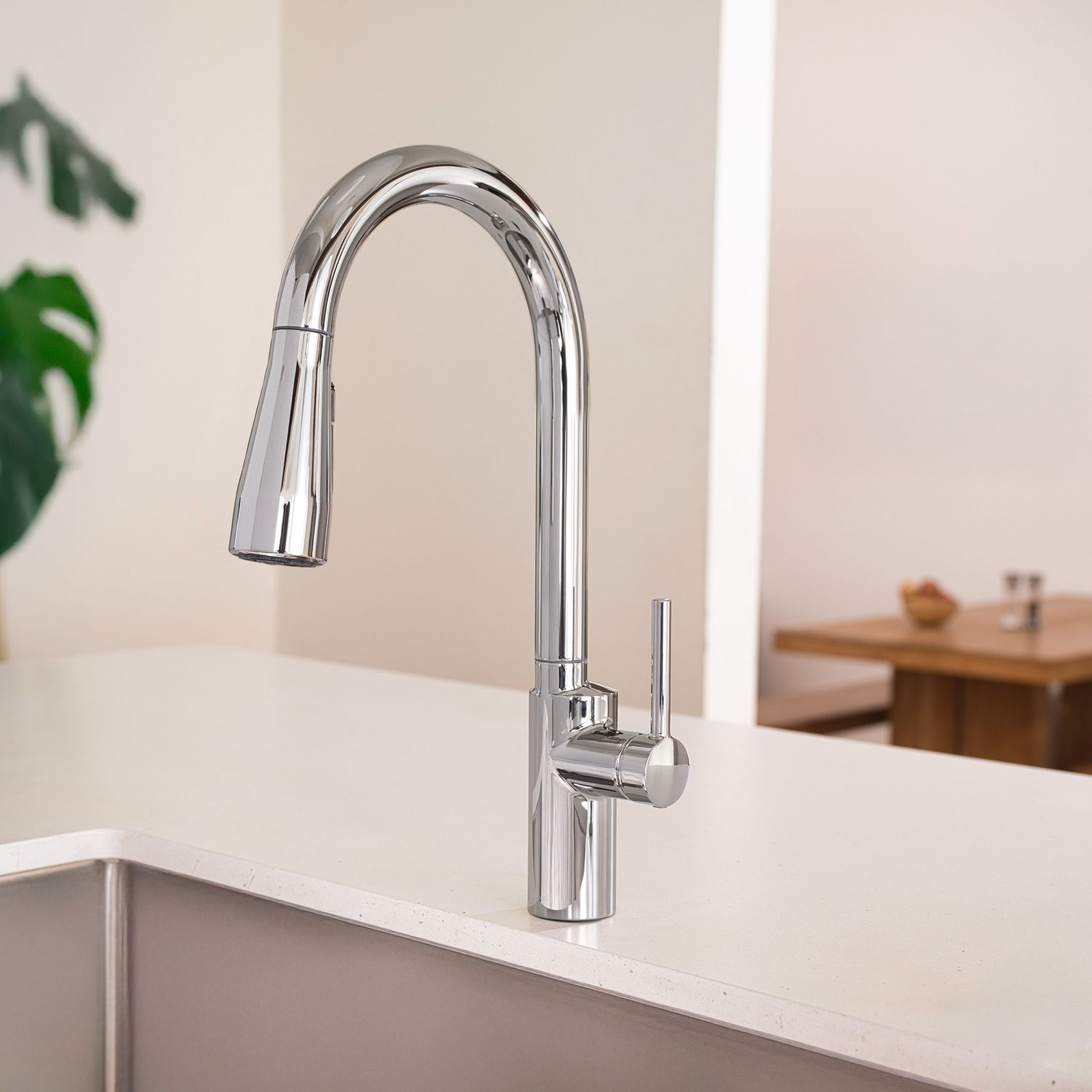 Brondell Alameda Single Handle Pull-Down Kitchen Faucet