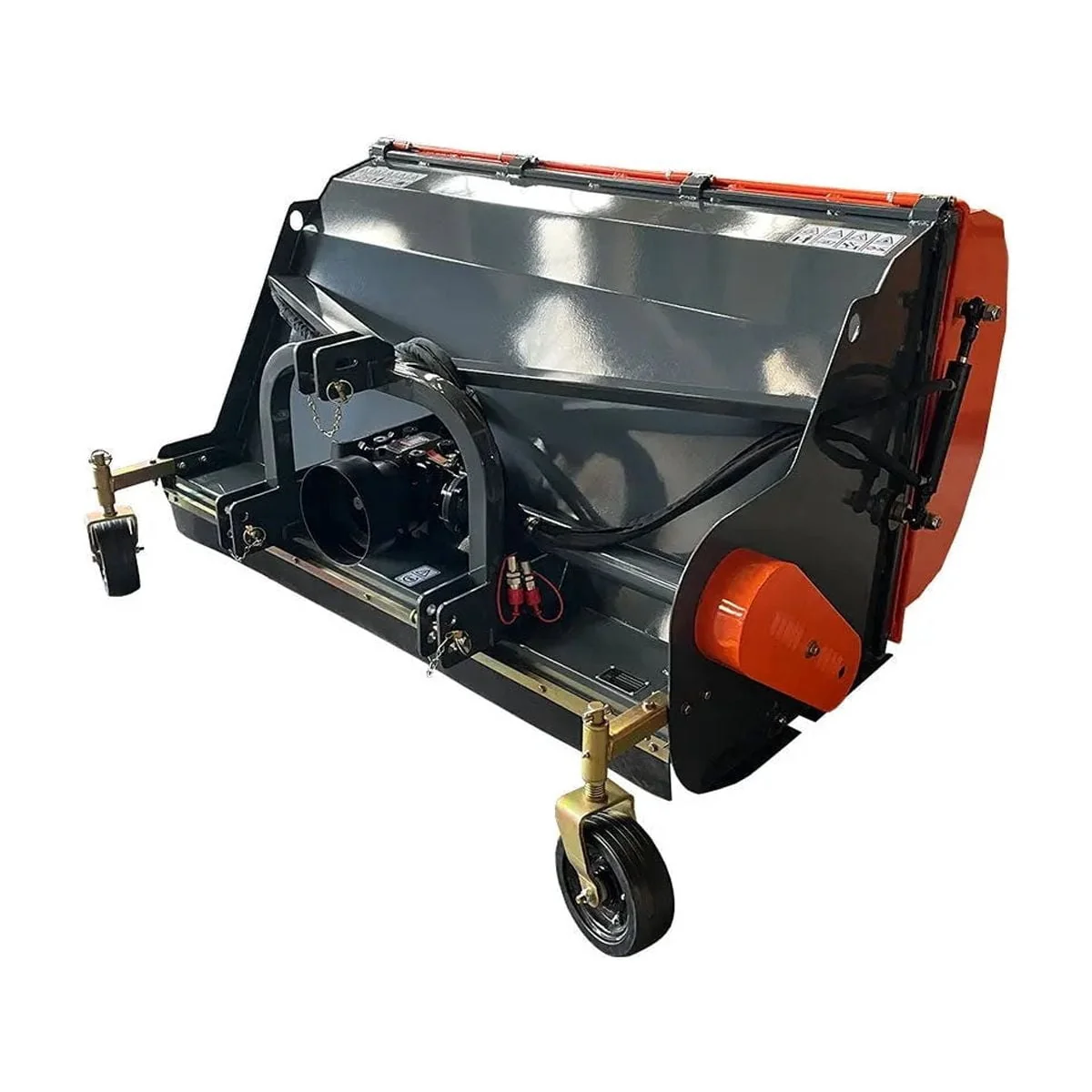 TMG Industrial 3-in-1 Flail Collector, Cutting, Grass Collection, and Lawn Rolling, 61" Cutting Width, 28-50 HP Tractors, TMG-TFL60