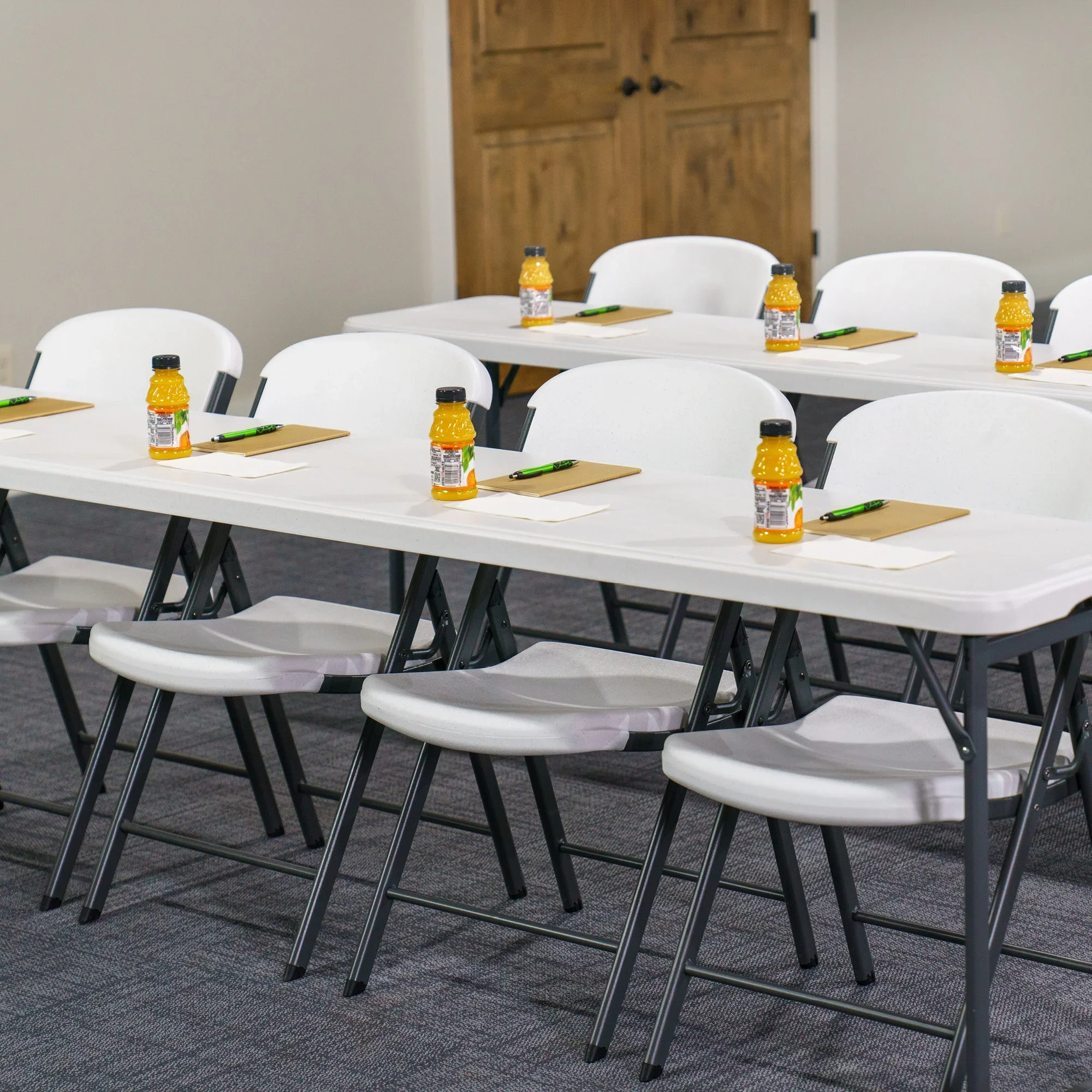 Lifetime 8 Foot Seminar Rectangle Table, Indoor/Outdoor Commercial Grade, White Granite, (80930)