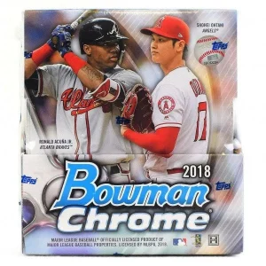 2018 Bowman Chrome Baseball Sealed Hobby Box