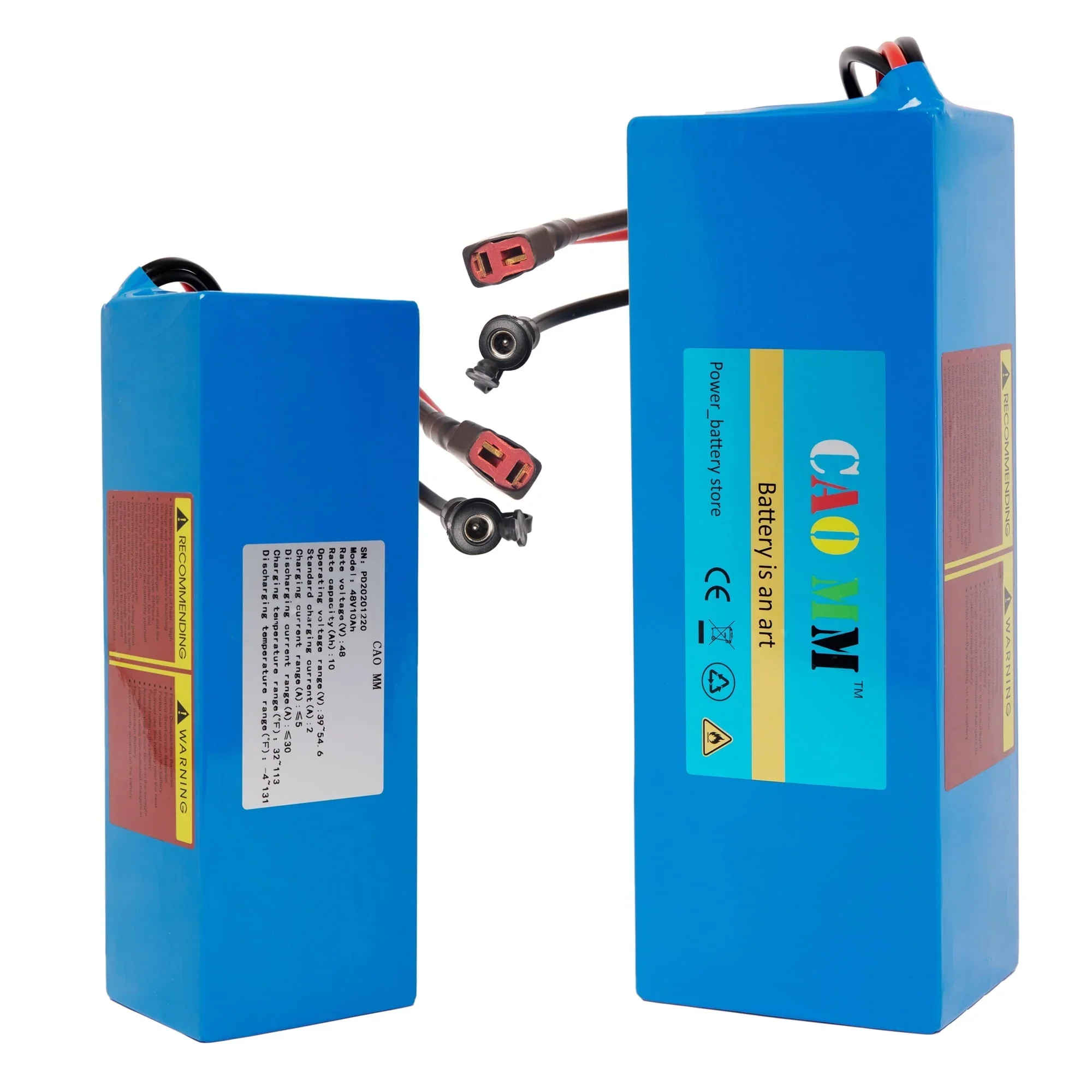 1PC 48V 10Ah Ebike Battery Without Charger Set 48V Lithium Battery for 1000W Electric Bike Tricycle