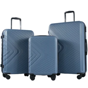 Travelhouse 3 Piece Hardshell Luggage Set Hardside Lightweight Suitcase with TSA Lock Spinner Wheels 20in24in28in.