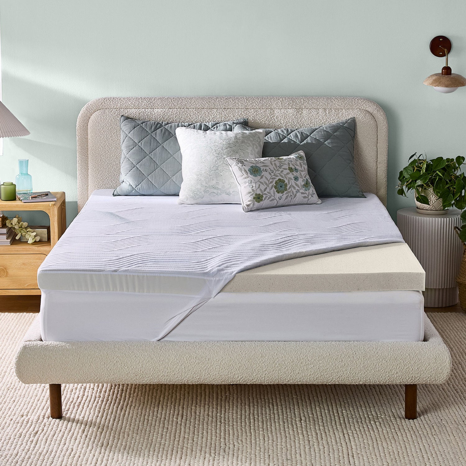 Novaform 3 in. SoFresh Gel Memory Foam Mattress Topper