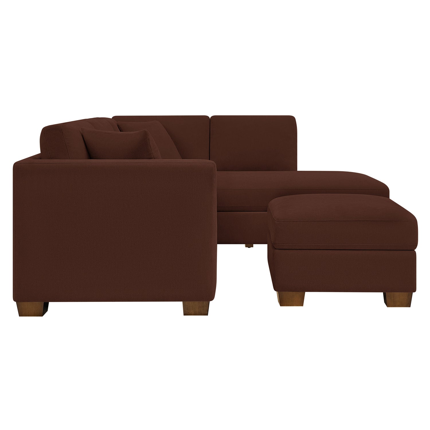 Thomasville Walsen 3-piece Fabric Sectional with Storage Ottoman