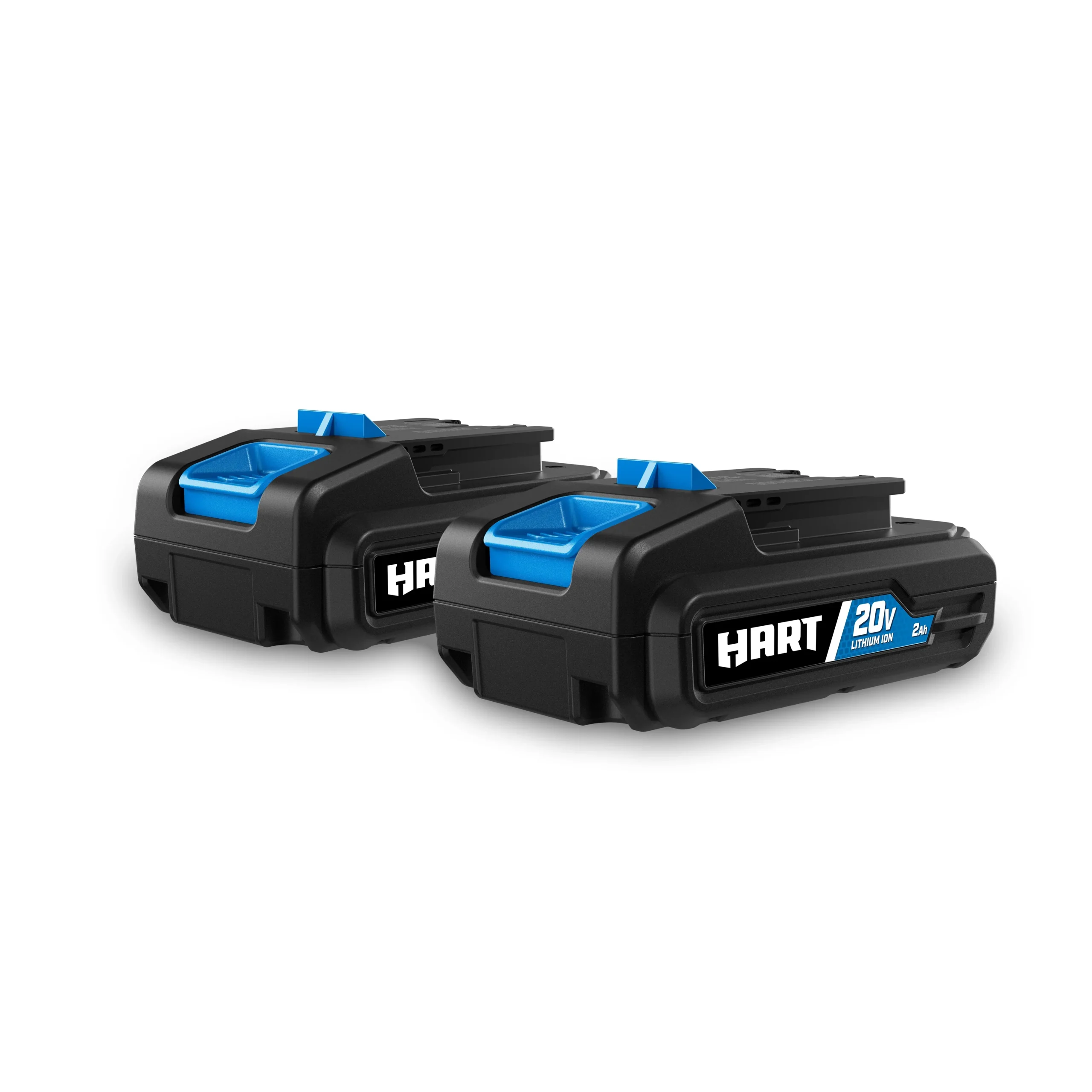 HART 20-Volt Lithium-Ion 4-Port Fast Charger (2) 20-Volt 2ah Lithium Ion Batteries