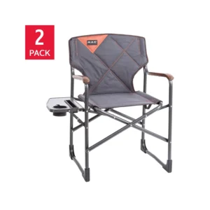 Mac Sports Folding Director Camping Chair, 2-Pack