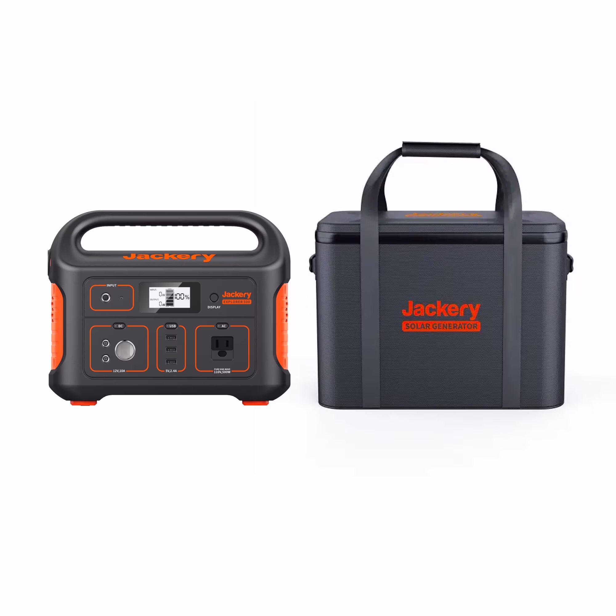 Jackery Portable Power Station Explorer 500, 500W Continuous/1000W Peak Portable Power Stations