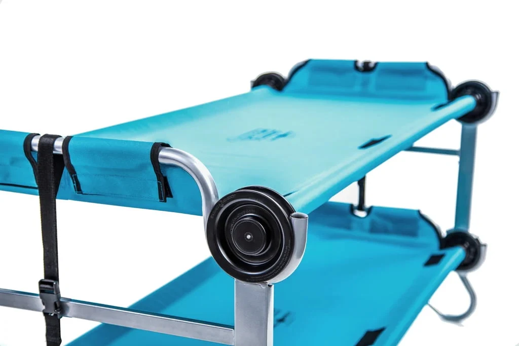 Kid-O-Bunk by Disc-O-Bed Portable Cot System; Teal