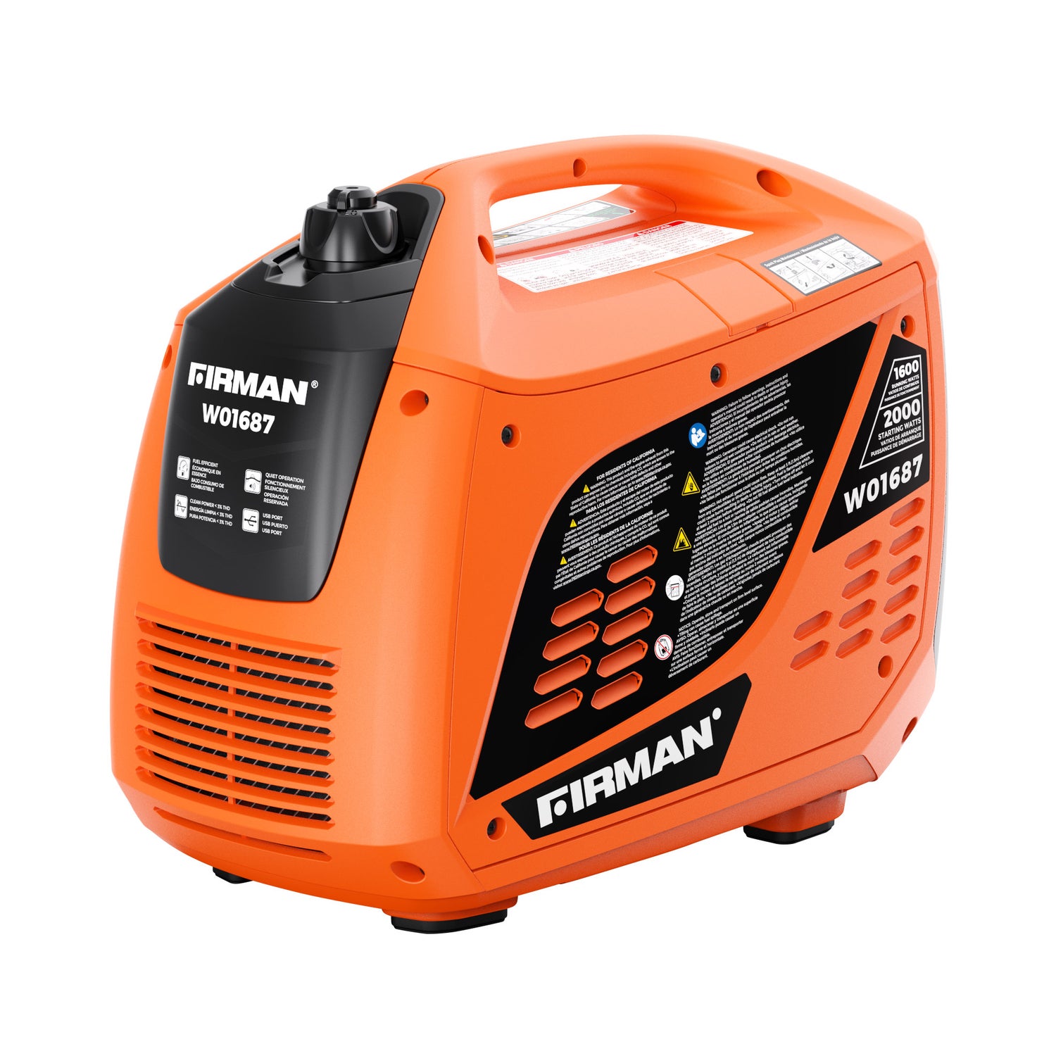 Firman 1,600W Running / 2,000 Peak Inverter Generator