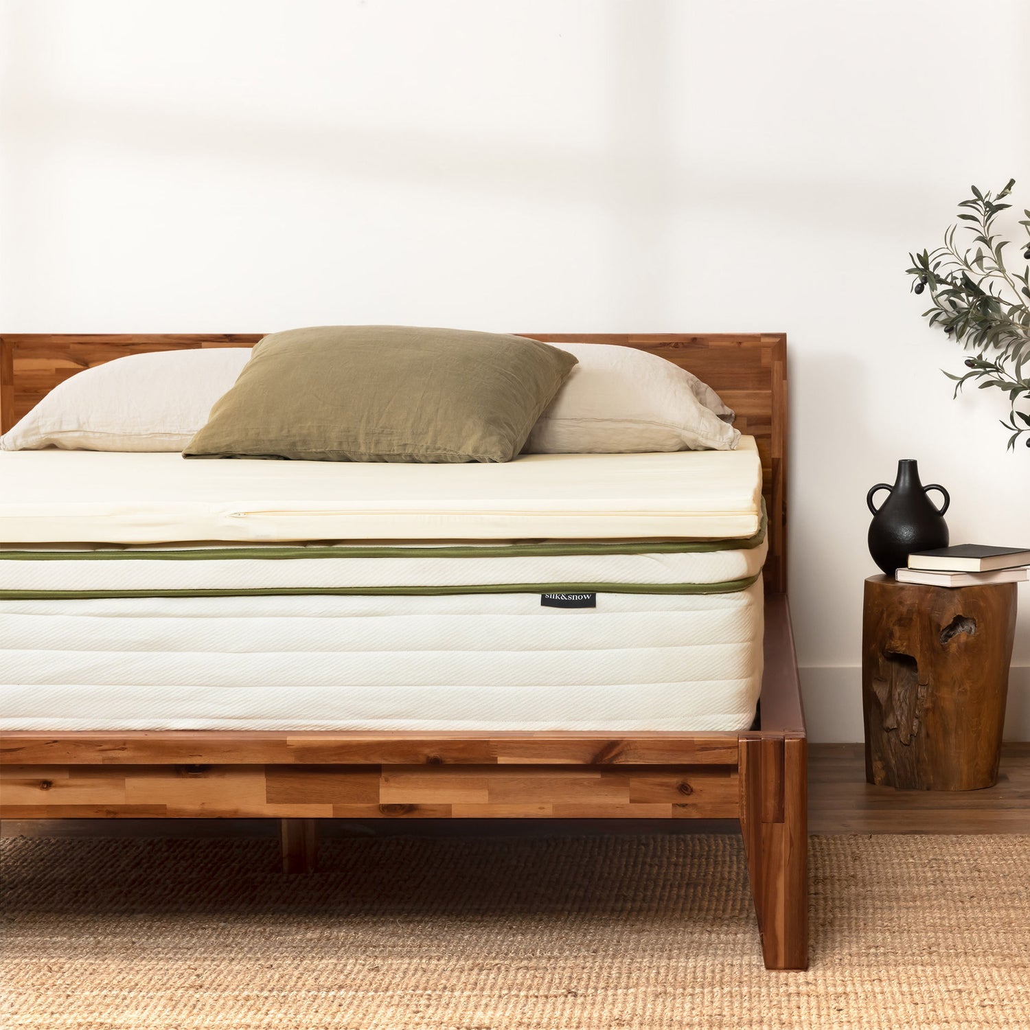 Silk & Snow Organic Latex Mattress Topper