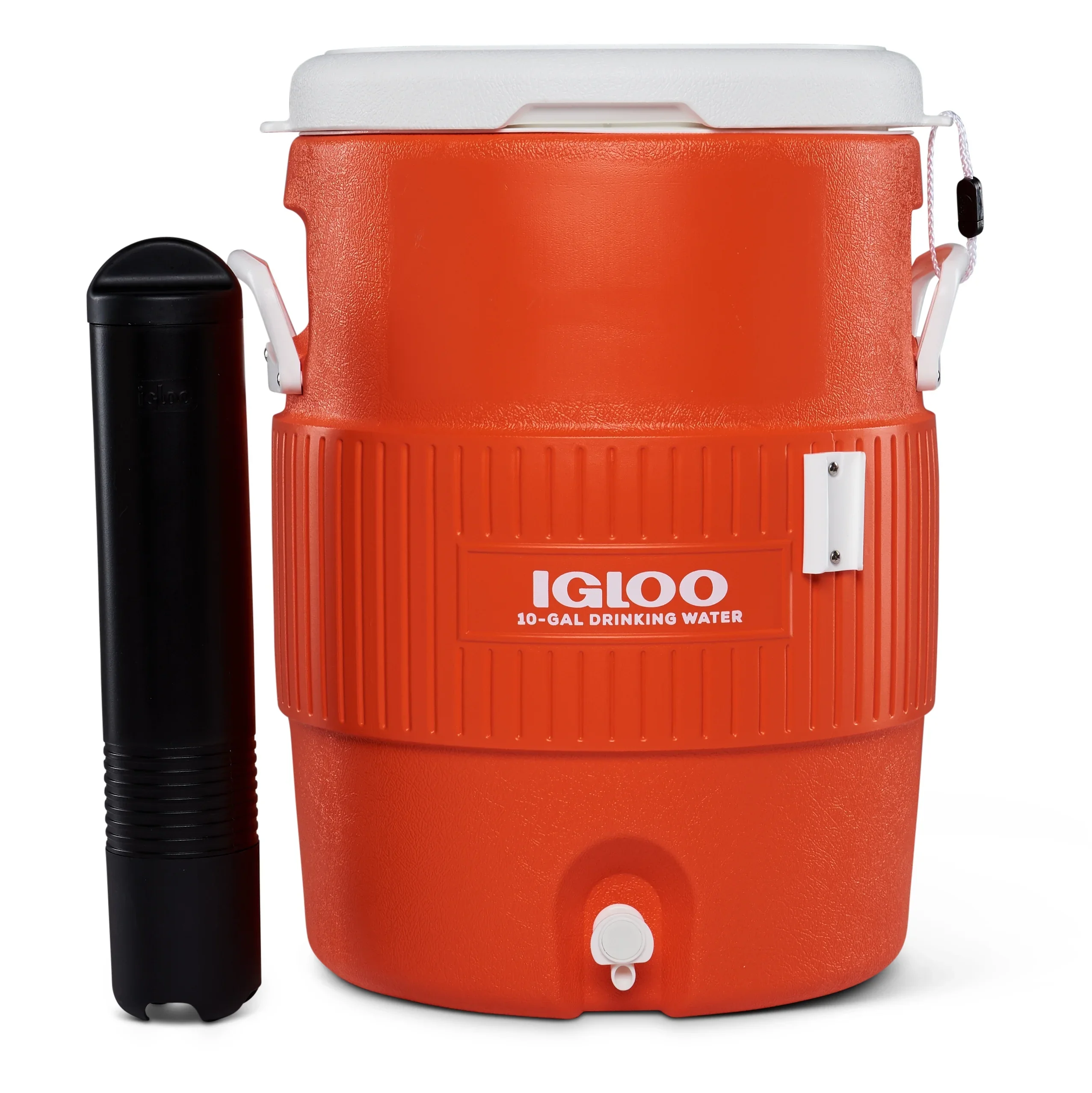Igloo 10 - Gallon Seat Top Water Jug with Cup Dispenser - Orange