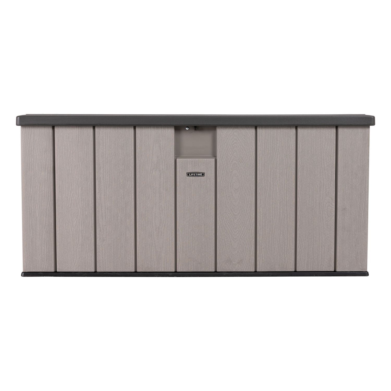 LIFETIME 150 Gallon Outdoor Storage Box, Gray Lid