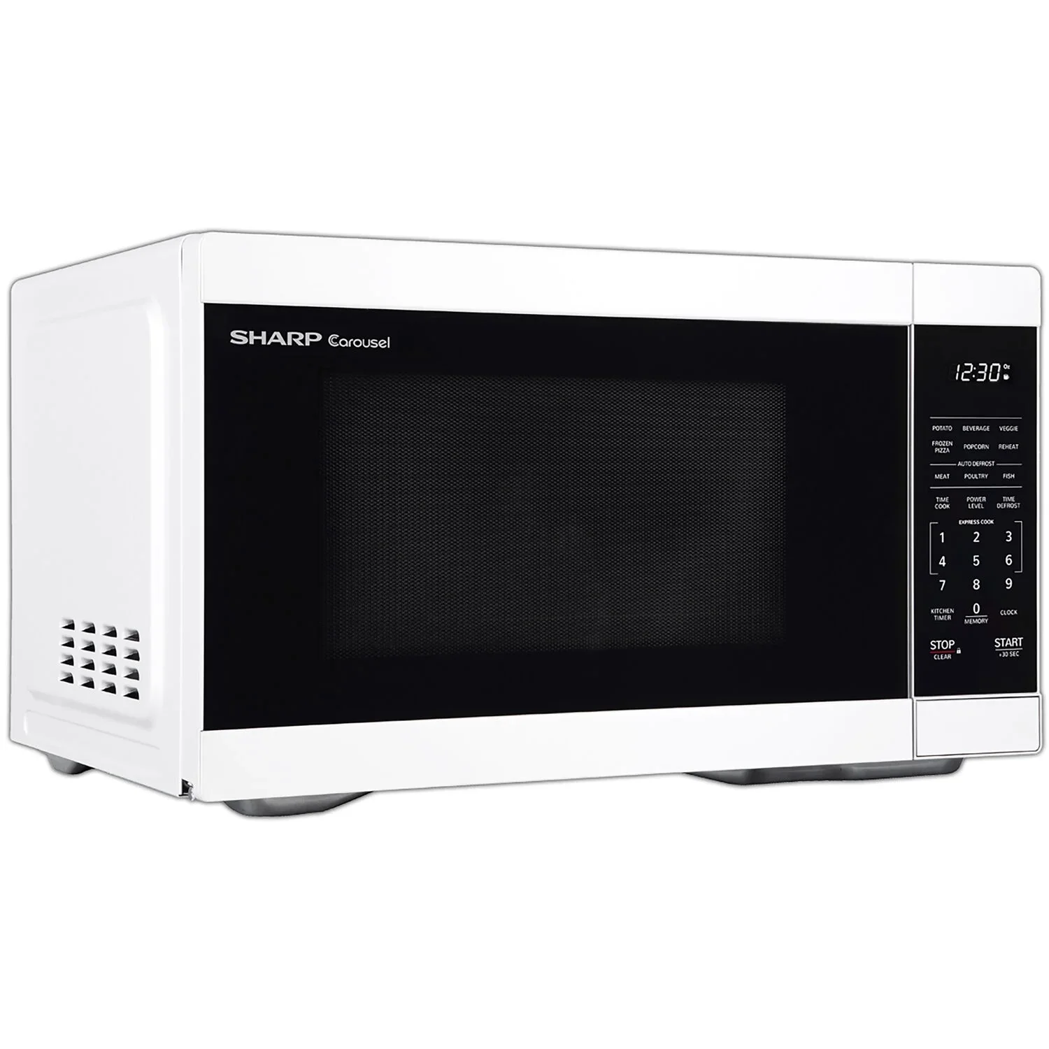 Sharp 1.1-Cu. Ft. Countertop Microwave Oven in Black