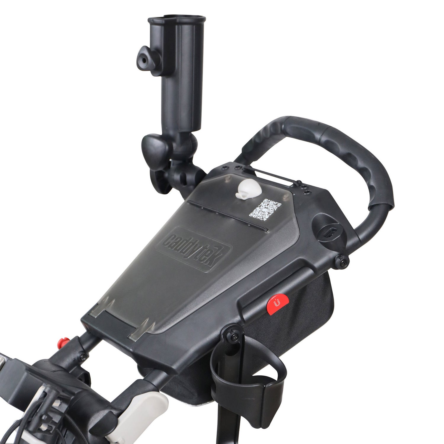 Caddytek - Auto fold/unfold Compact 3 Wheel Golf Push Cart with Cooler Bag