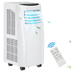 Costway 8,000 BUT Air Conditioner & Dehumidifier Window Kit w/ Remote Control