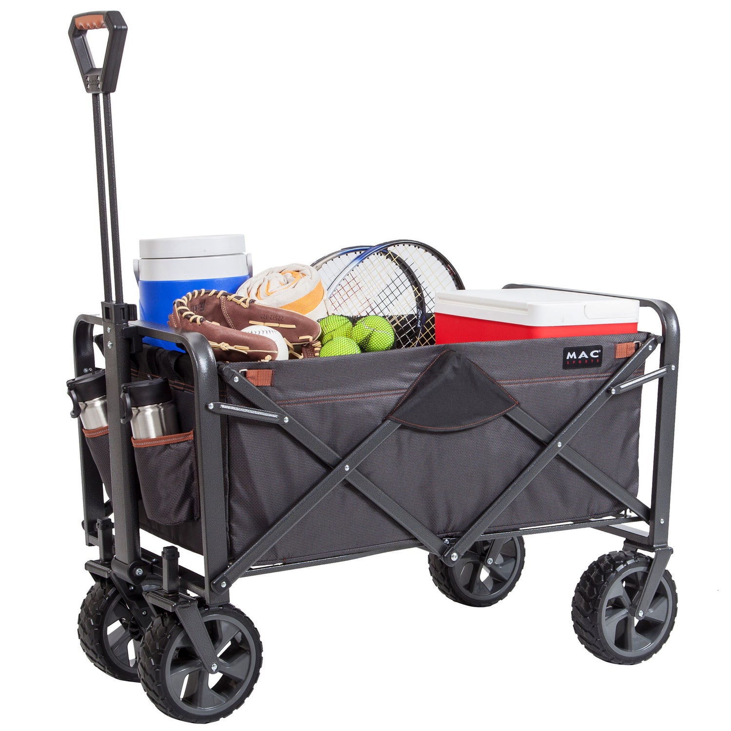 Mac Sports Folding Wagon with Brakes