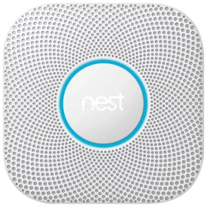 Google Nest Protect 2nd Gen Wired Smoke & CO Alarm with Voice Alerts and Phone Notifications