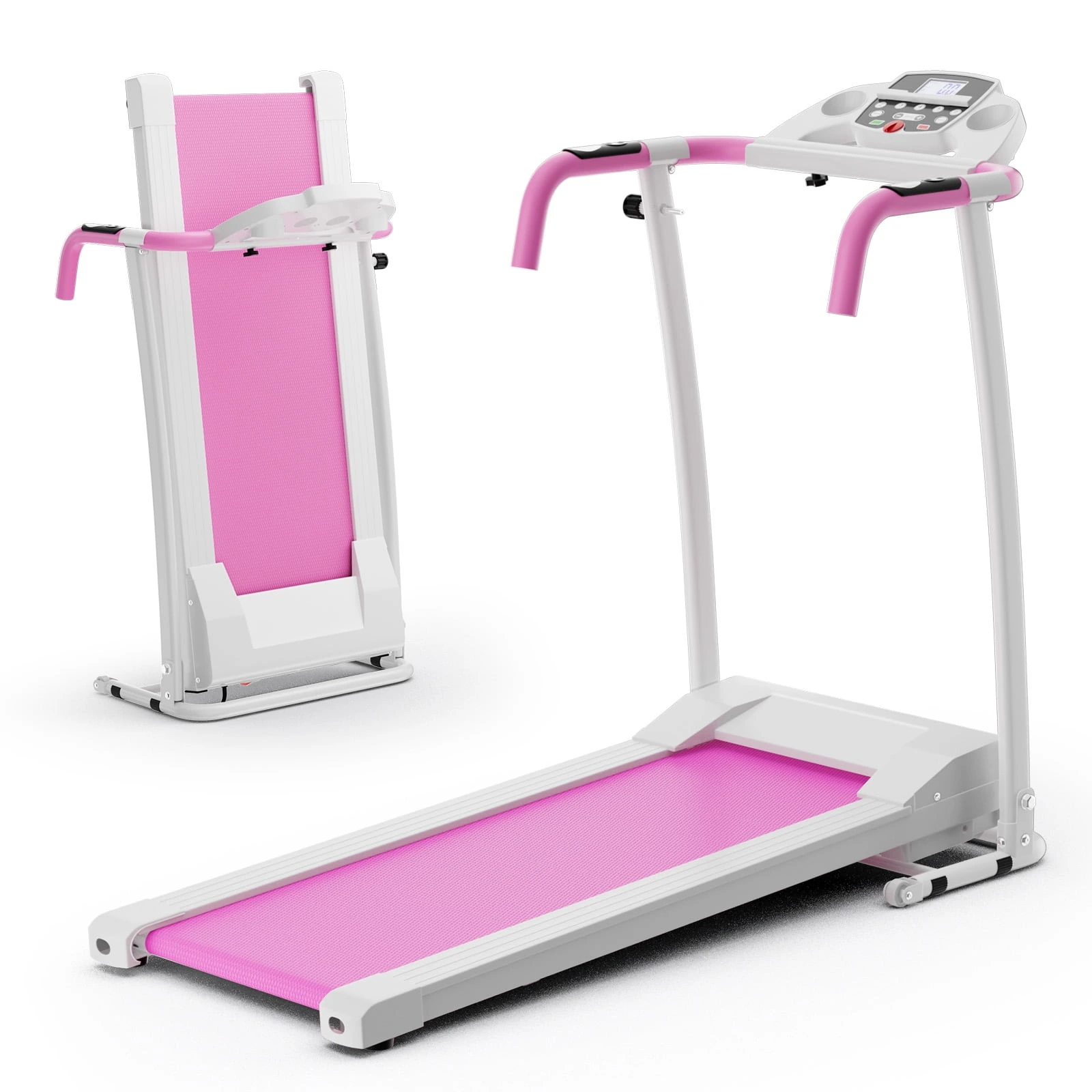 Costway 800W Folding Treadmill Electric /Support Motorized Power Running Fitness
