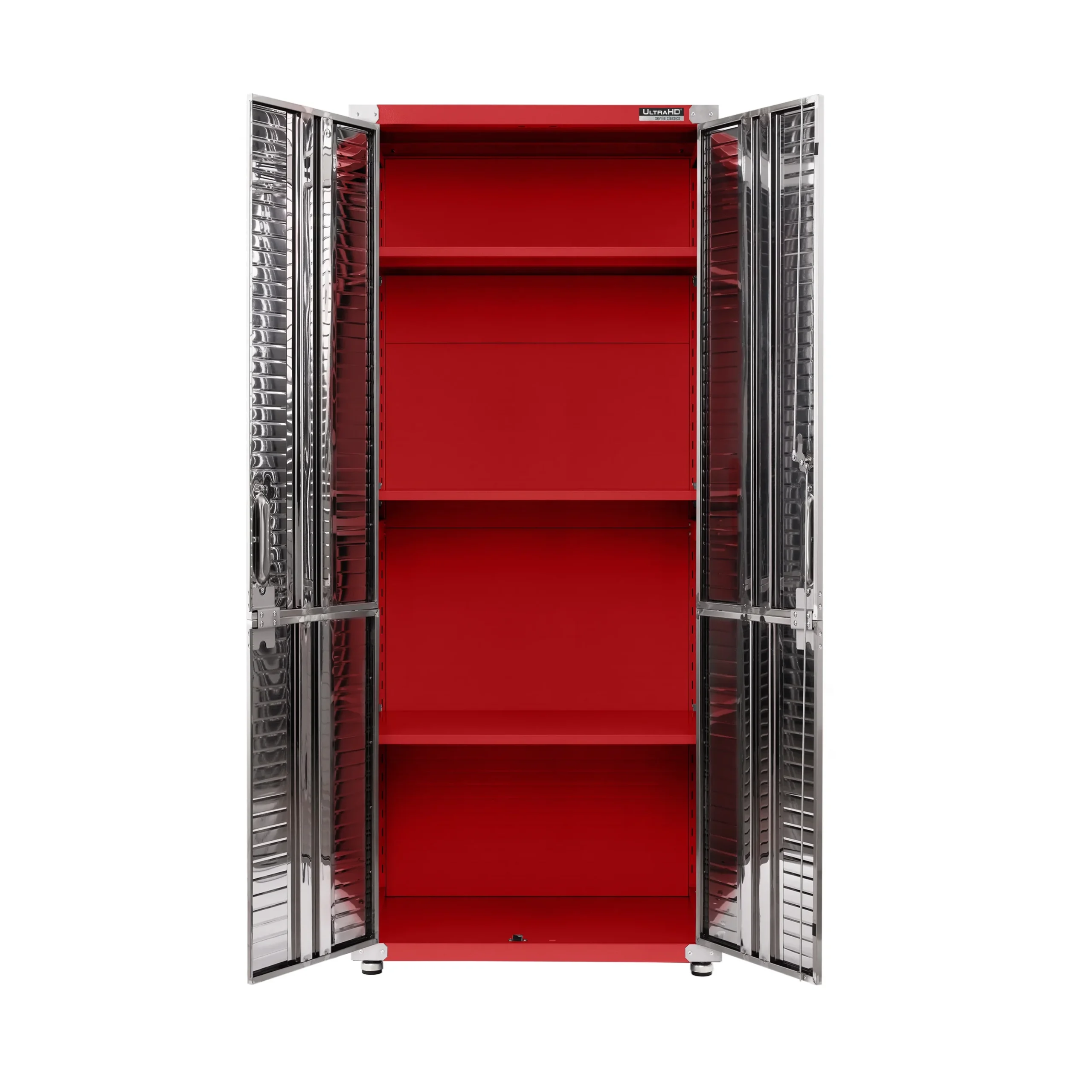 Seville Classics UltraHD? Steel Body Lockable Storage Cabinet Organizer Locker Shelving Unit, Graphite, 30" W x 18" D x 72" H