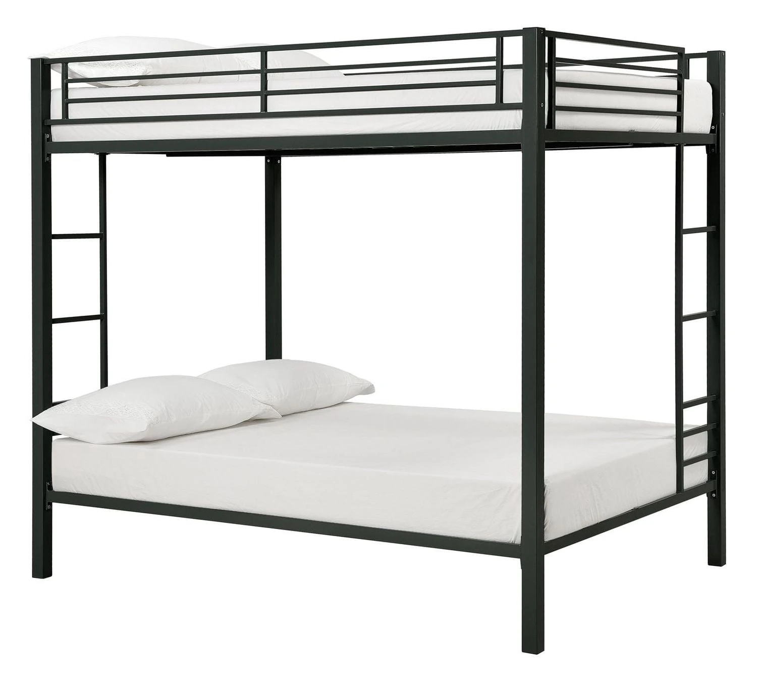 DHP Full over Full Metal Bunk Bed, Black