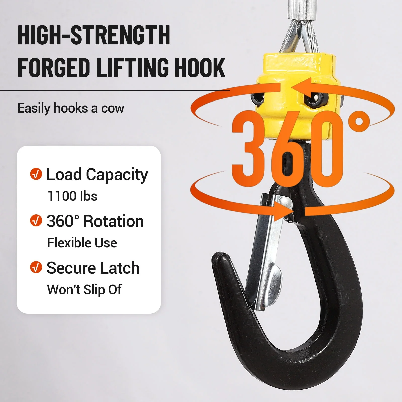 3-in-1 Electric Hoist Winch – 1500W Heavy Duty Industrial Lifting Equipment, 1100 lbs Capacity, 25ft Lifting Height, 110V-120V Portable Crane, Wired & Wireless Remote (200ft)