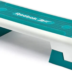 Reebok Fitness Multipurpose Aerobic Strength Training Workout Step, Teal