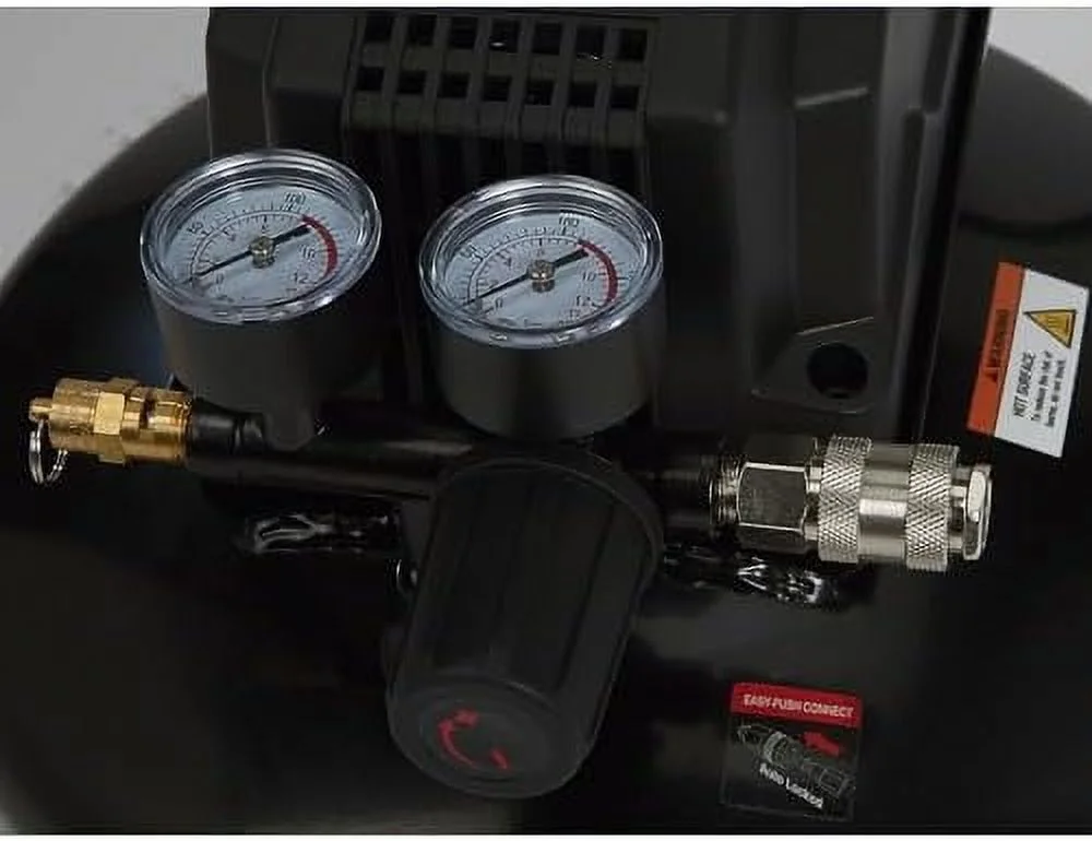 Oil-Free Pancake Air Compressor, 0.3 HP, 3 Gallons, 110 PSI