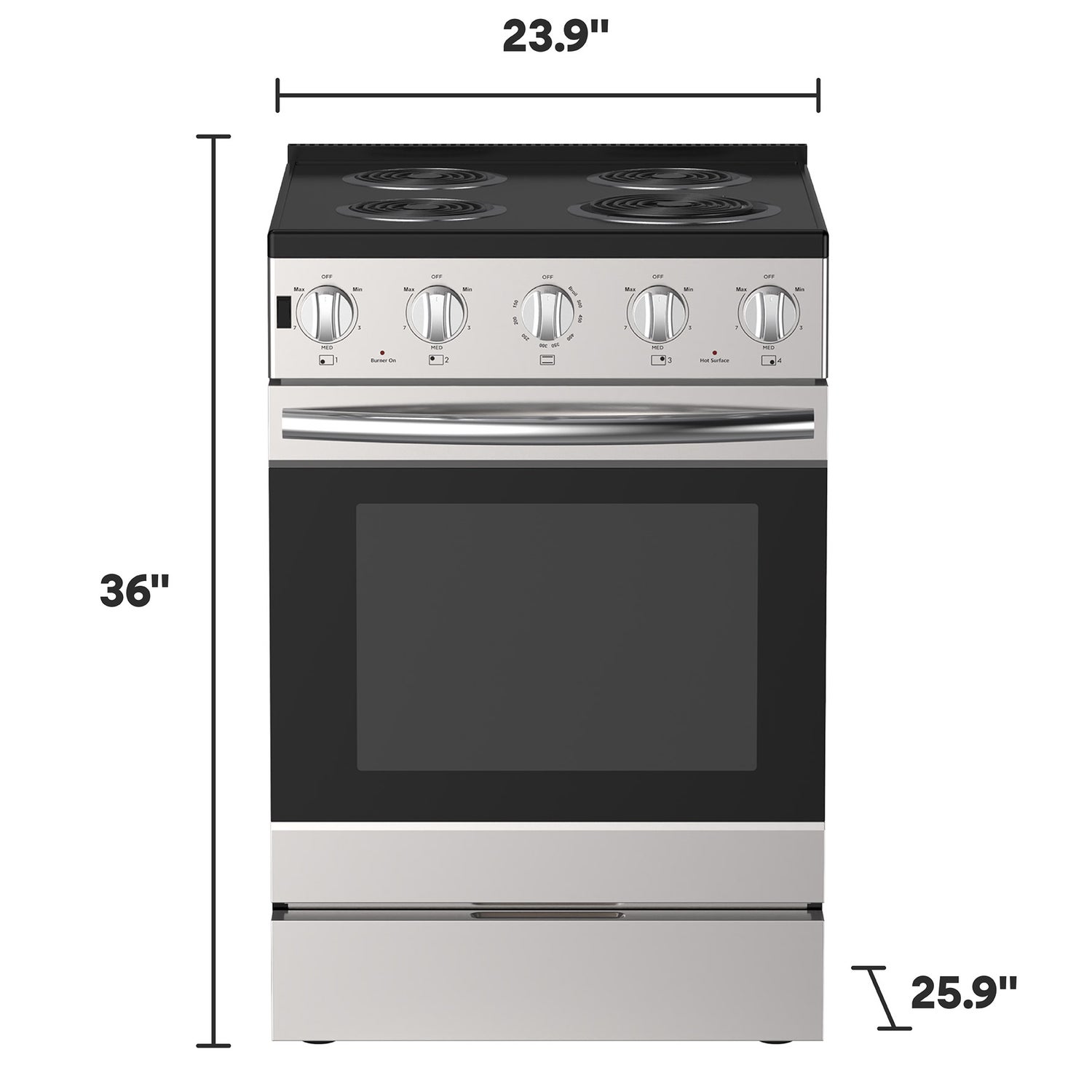 Element 24 in. 3.7 cu ft. Electric Range