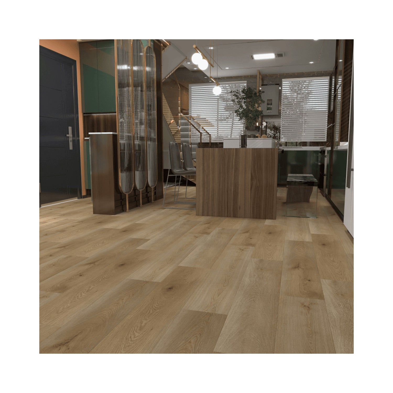 Kairos Rouge Park 22.86 cm (9.0 in.) WPC Vinyl Flooring.