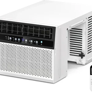 Antarctic Star 12,000 BTU U-Shaped Window Air Conditioner Unit Cools up to 550 Sq.Ft. with 6 Modes 24H Timer, Ultra Quiet Window AC Units